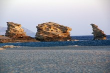 The Rocky Beach Of Triopetra In Rethymno, Crete