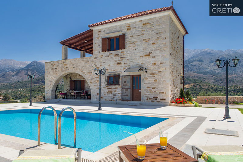 Stone Pool Villa in Ramni, a traditional villa in Crete
