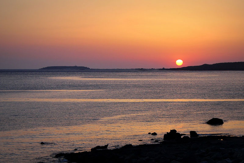 One of the best sunsets in Crete