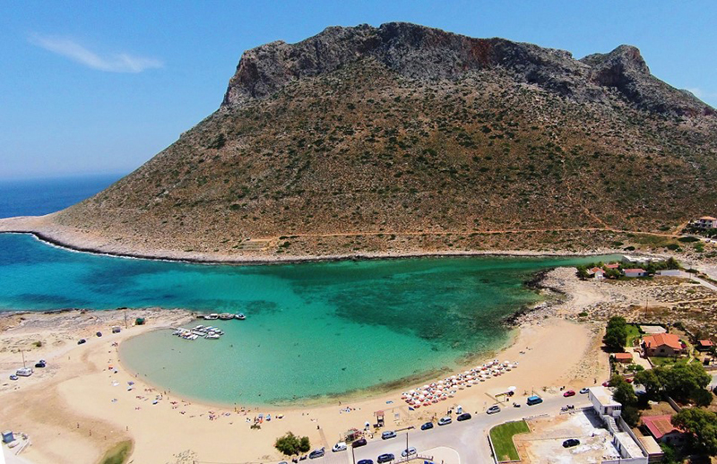 "Stavros", one of the Blue Flag Beaches Crete