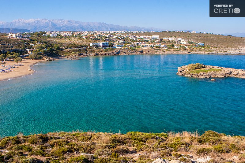 The view while reaching Kalathas Beach In Crete
