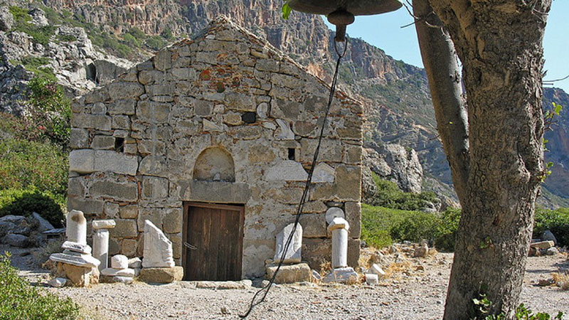 The Byzantine Chapel in the Gorge of Agia Irini