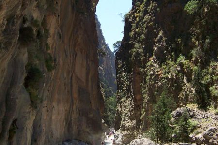 The impressive Portes in Samaria Gorge