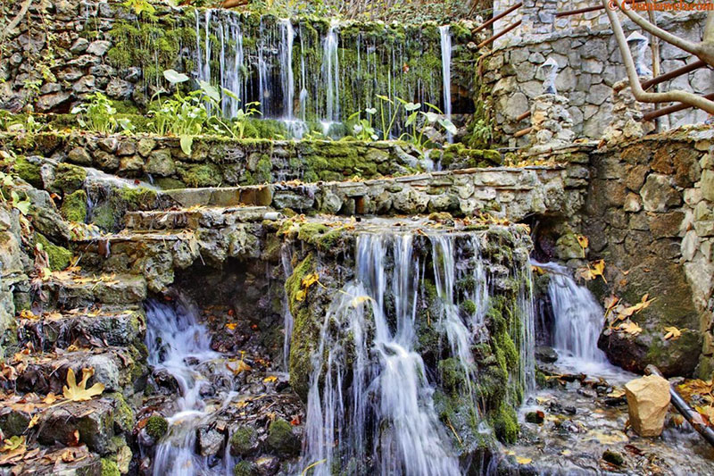 The waterfalls in Argyroupolis