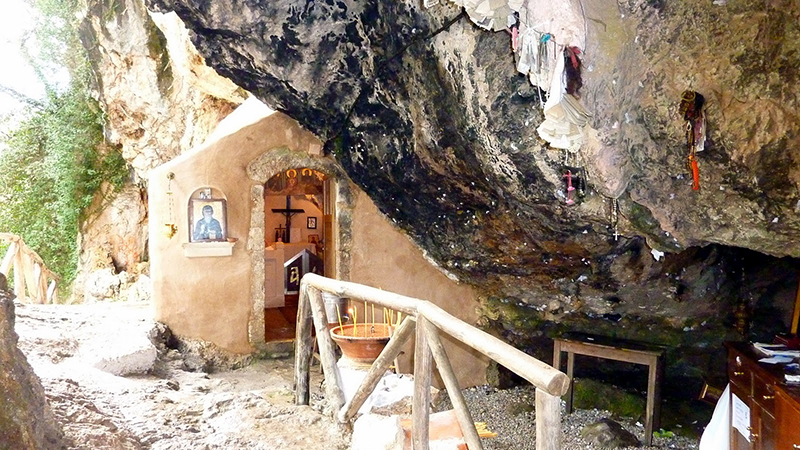 The chapel of St. Anthony in the cave in Patos Gorge