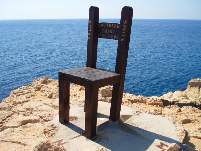 The famous Chair in Gavdos, the southest point of Europe - Islands near Crete