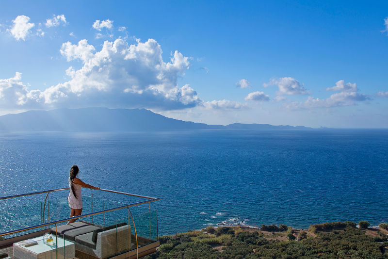 The breathtaking view of Ravdoucha beach, Crete, Chania, Crete