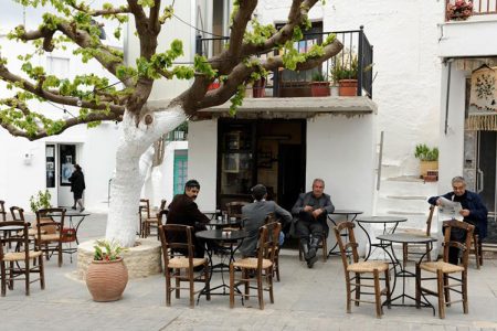 Anogia in Crete - Traditional cafe