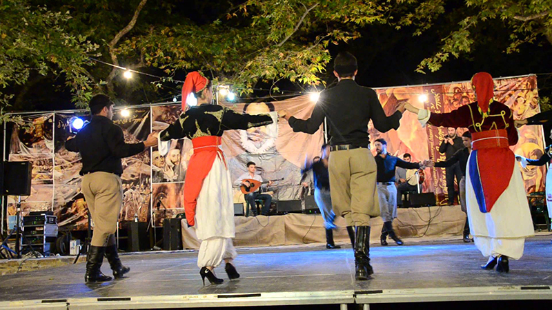 "Syrtos" is danced mainly in Chania, Crete