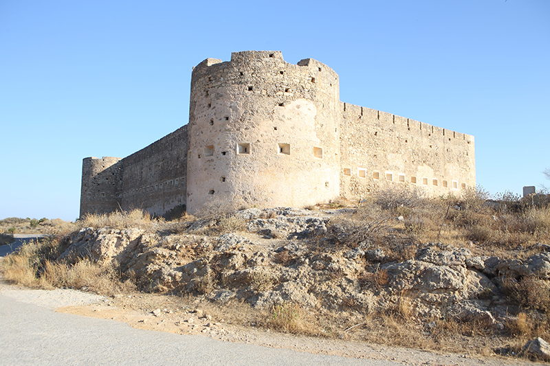 The fortress of Ancient Aptera, Crete